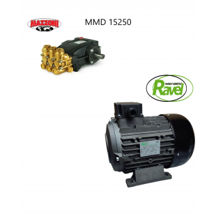 Сборка двигатель Rawel 5.5 кВт и насос Mazzoni MMD 15250